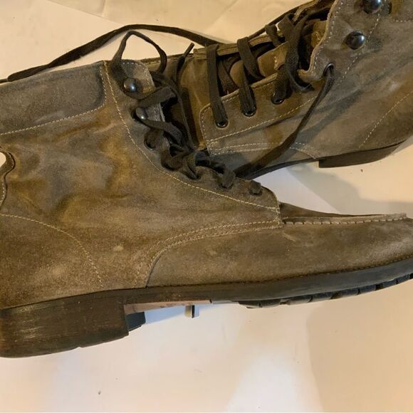 To Boot New York Gray Suede Split Toe Boots size 8.5 main image 4